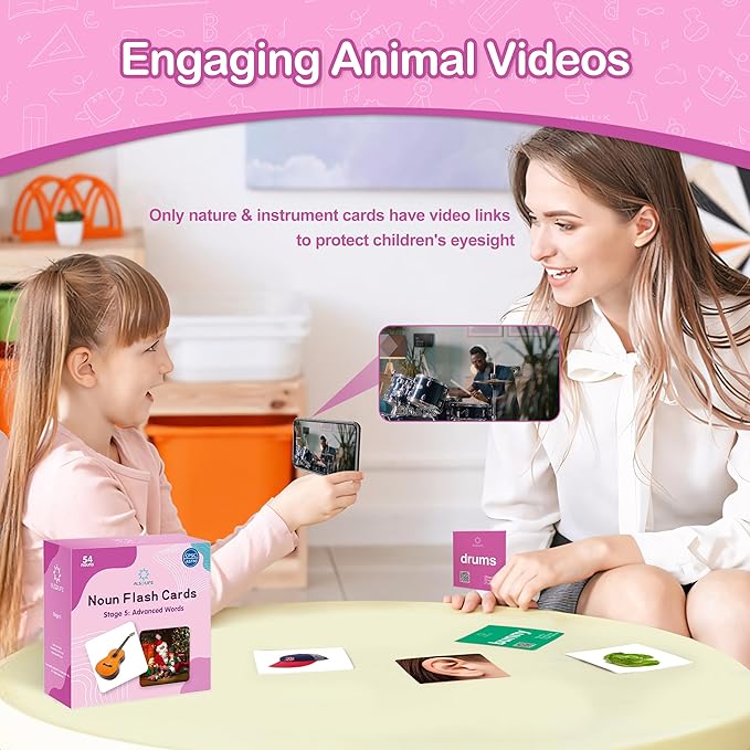 54 Advanced Word Noun Flash Cards - Image 3