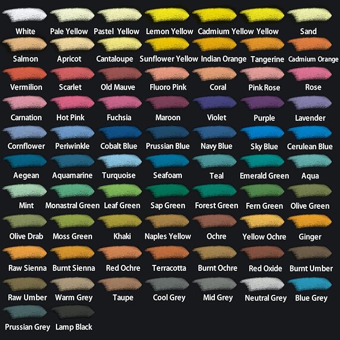 Mont Marte Soft Pastels Signature 72pc, Vibrant and Blendable - Image 2
