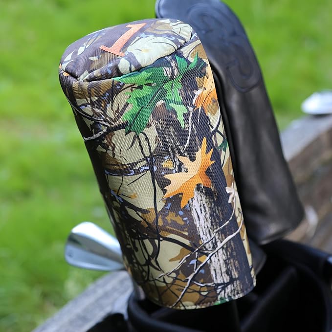 Driver Headcover - Barrel Style Driver Head Cover, Golf Club Covers - Funny Golf Gift & Unique Golf Accessories for Men and Women Golfers