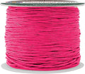 Mandala Crafts 0.5mm 109 Yards Hot Pink Cotton Waxed Cord by MandalaCrafts
