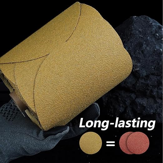 PSA Sanding Discs 6 Inch Adhesive Backed Sandpaper 100 Pack 400 Grit Self - Image 3