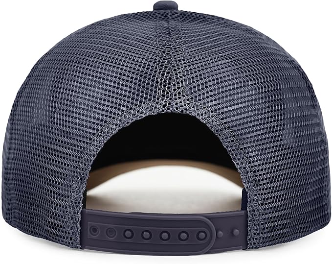 American Flag Trucker Hat - Snapback Hats for Men Women Baseball Cap - Breathable Mesh & Adjustable Fit for Casual Wear