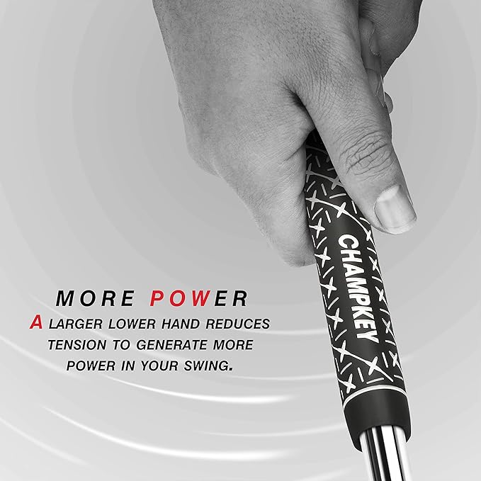 CHAMPKEY X Rubber Golf Grips 13 Pack - All Weather Performance with 15 Tapes and Repair Kits