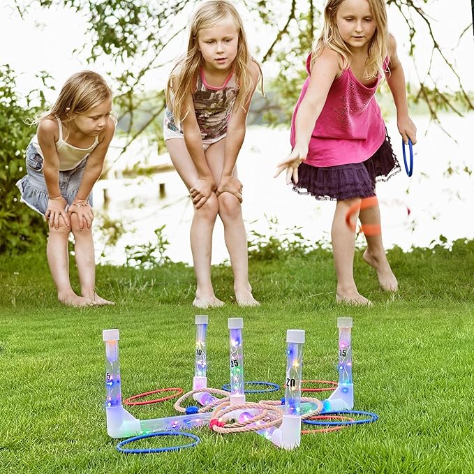 MOLACHI Ring Toss Games for Adults and Kids, Yard Games, Outdoor Indoor Games - Image 2