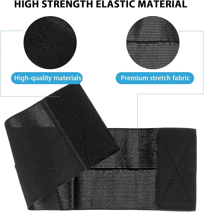 Glove Wrap Band, 4 PCS Baseball Glove Strap, Softball and Baseball Glove Strap Elastic Glove Wrap Softball Baseball Glove Accessories for Quickly Keep the Pocket Formed Fit All Gloves