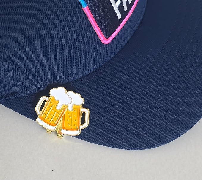 Food & Drink Golf Ball Markers with Hat Clip – Funny Magnetic Golf Accessories & Unique Gifts for Golf Lovers