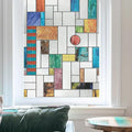 3D Stained Glass Window Film, Decorative Window Privacy Film by ADDHERES