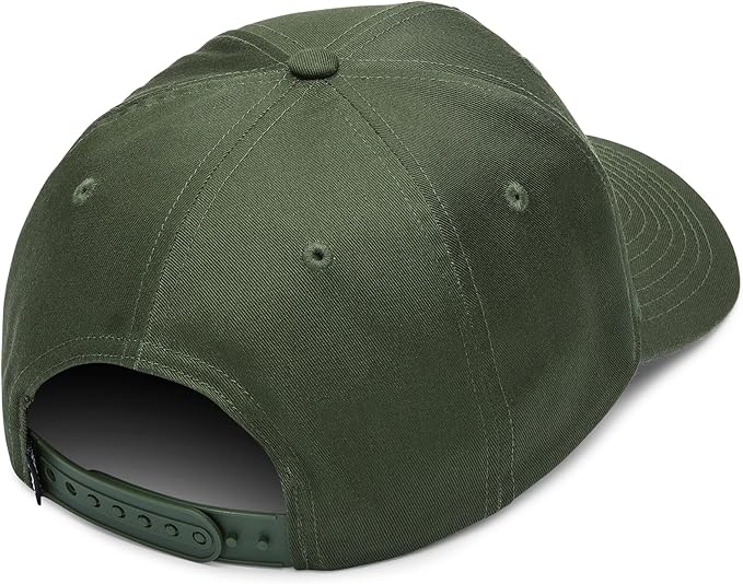 Volcom Unisex Adult Quarter Twill Hat – 6-Panel Adjustable Snapback Baseball Cap with Stone Logo