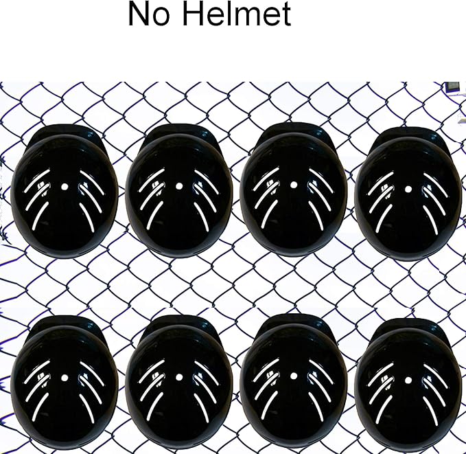 YYST Fence Helmet Gloves Hanger Holder Dugout Organizer - Organize Your Helmets and Gloves Off The Ground － Softball & Baseball Sports Equipment Caddy - No Helmet
