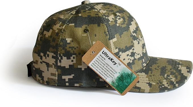 UltraKey Mens Womens Army Military Baseball Cap Camouflage Hats for Hunting Fishing Outdoor Activities