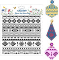 CHGCRAFT Tribal Elements Style Polymer Clay Texture Sheets Aztec Pattern by chgcraft