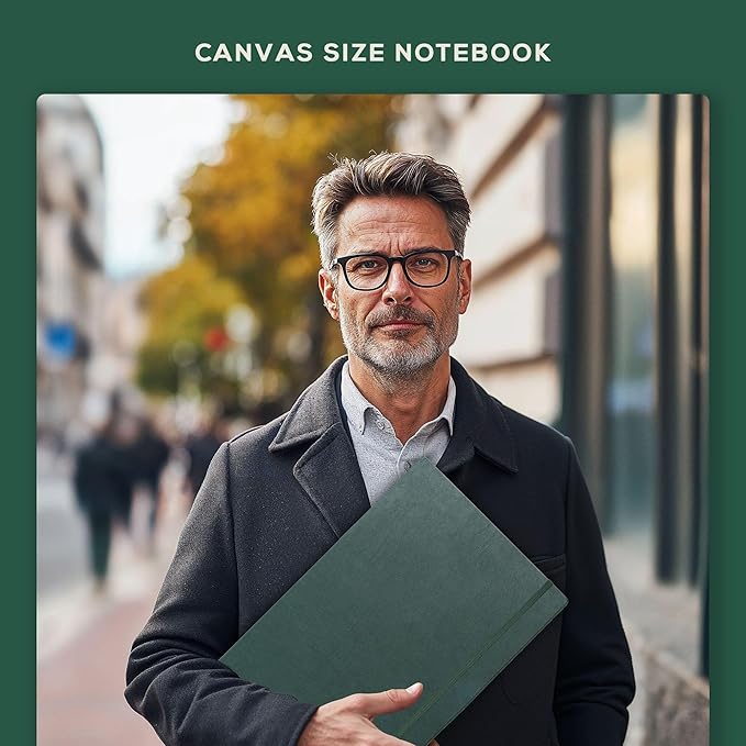 Beechmore Books A3 Sketchbook – 11.7x16.5 Premium Vegan Leather Bound Large - Image 6