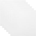 PATIKIL 10x10 Canvas Boards for Painting, 6 Pack 100% Cotton Square Triple by PATIKIL