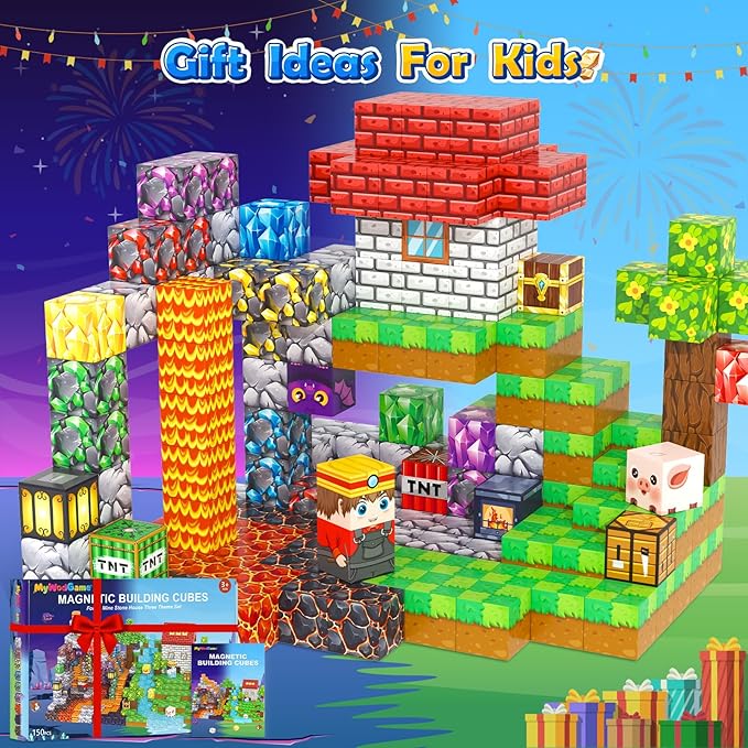 150PCS Magnetic Blocks Building Toys - Image 6