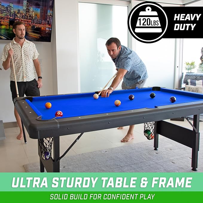 GoSports 6, or 8 ft Billiards Tables - Image 3