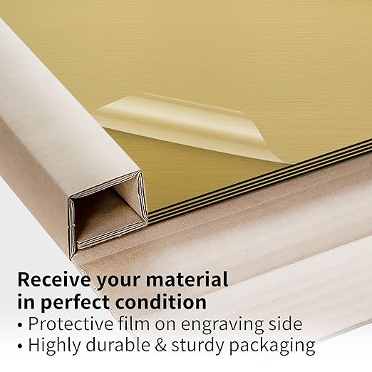 Trotec | Metallic Looking Acrylic Sheet | 12"x24"x1/16, Name Plate | USA Made - Image 5