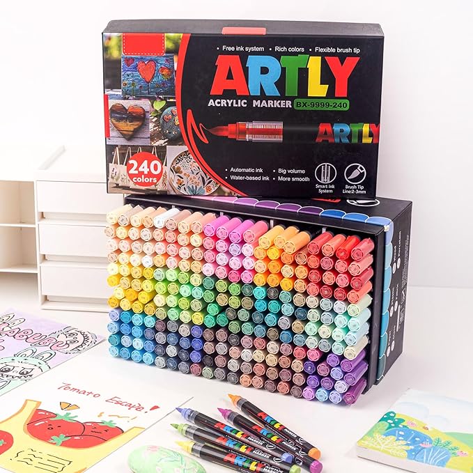 Acrylic Paint Markers, Acrylic Paint Pens, Fabric Markers - Image 7