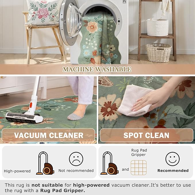 Beeiva Washable Rug 6x9 - Image 4