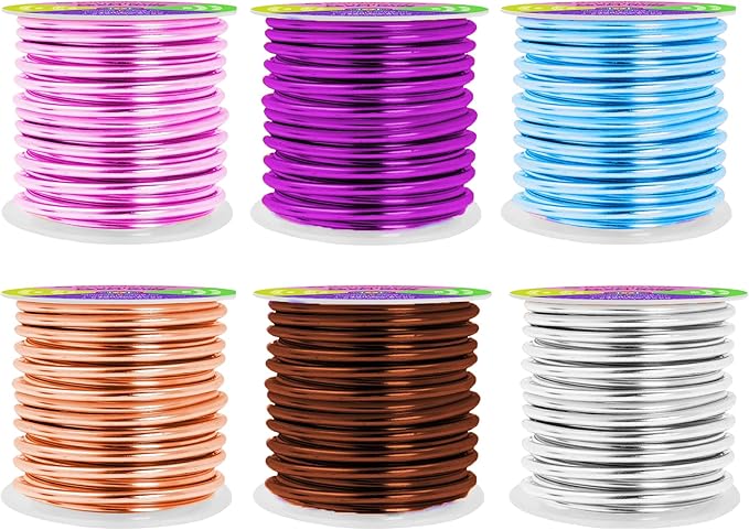 Mandala Crafts 8 Gauge Anodized Aluminum Craft Wire by MandalaCrafts
