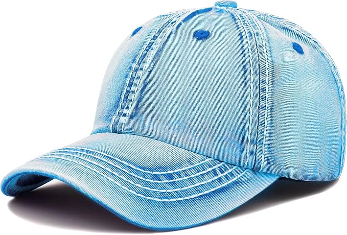 Baseball Cap Vintage Washed Hats Distressed Trucker Hat for Women Men