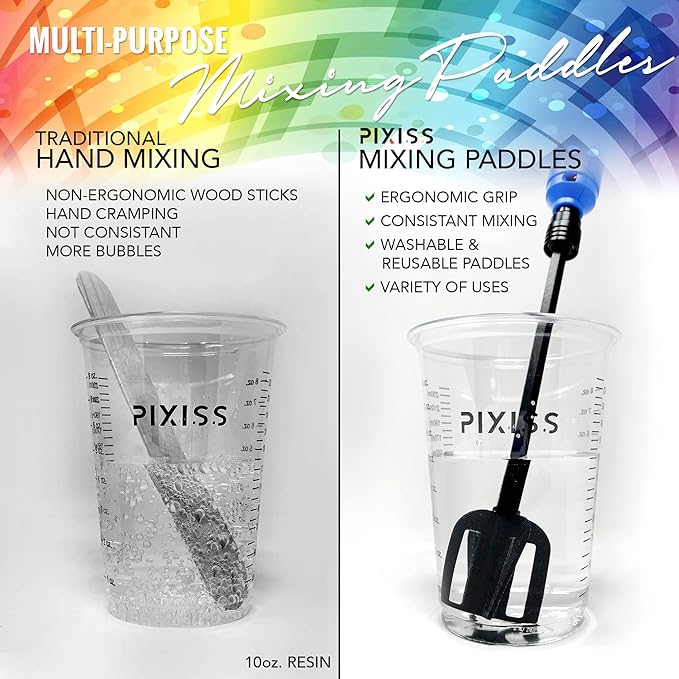 Resin Mixer Epoxy Mixer Paddles Plastic - Image 2