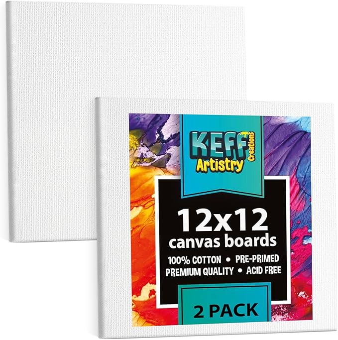 KEFF Canvas Boards for Painting by KeffCreations