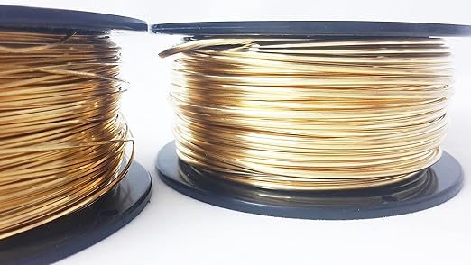 18 Gauge, Jeweler's Brass Wire, Dead Soft, CDA #260-1LB by CRAFT WIRE - Image 3