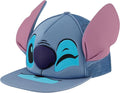 Disney Stitch Dad Hat, Adult Cotton Baseball Cap with Curved Brim