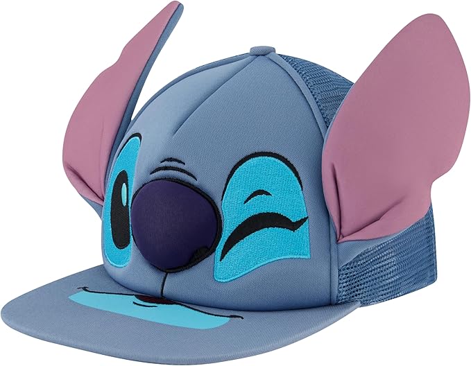 Disney Stitch Dad Hat, Adult Cotton Baseball Cap with Curved Brim