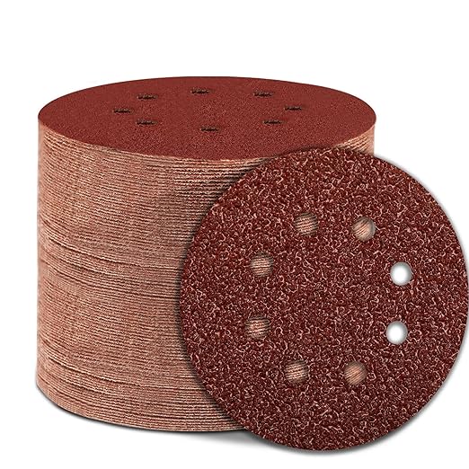 150 PCS 5 Inch Sanding Discs Hook and Loop Sandpaper by SzarintSurfaceCareSolution