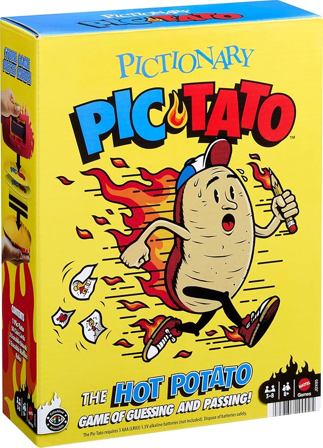 Mattel Games Pictionary Pic-Tato Hot Potato Game, Talks and Plays Music by MattelGames