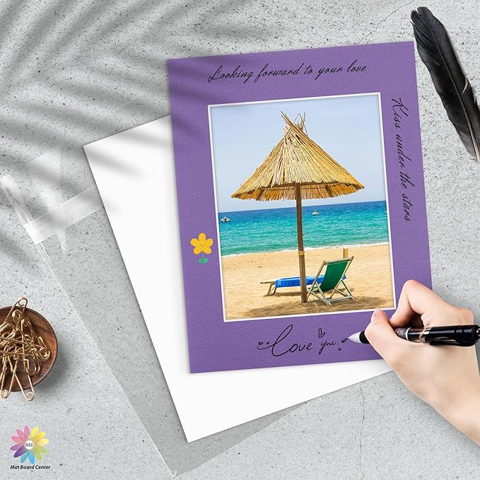 Mat Board Center, 11x14 for 8x10 Mix Color Mat Kit - Image 5