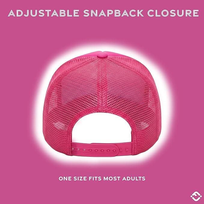 Funky Junque Premium Mesh Snapback Trucker Hat - Stylish Comfort for All - Patriotic, Humor & More