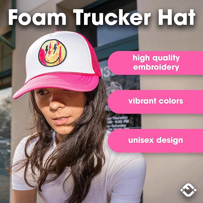 Funky Junque Premium Mesh Snapback Trucker Hat - Stylish Comfort for All - Patriotic, Humor & More