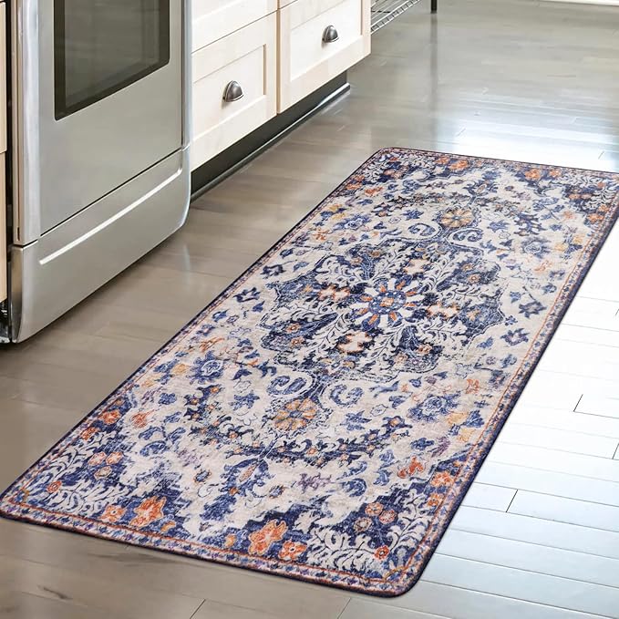Lahome Bohemian Floral Medallion Runner Rug - Image 3