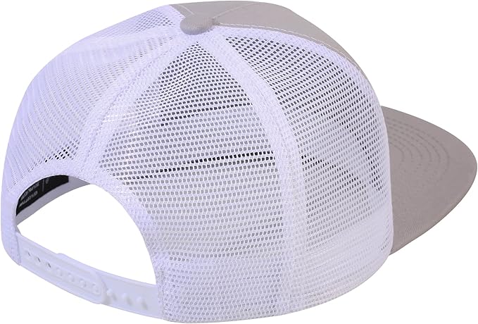 UALON Baseball Cap, Snapback Trucker Hat for Men & Women with American Flag and Adjustable, Breathable Mesh, Flat Bill Hats