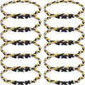 12Pack Baseball Necklaces for Boys, 18inches Braided Rope Tornado Titanium Sports Necklaces, Ideal for Baseball Team Gifts, Party Favors, Baseball Accessories Drip，Multi-Color