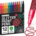 ARTISTRO 12 Glitter Paint Pens Sparkly and Shiny by ARTISTRO