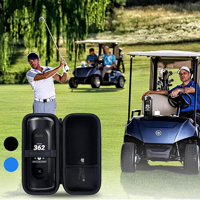 Lebakort Hard Case Compatible with Blue Tees Golf Player+ GPS Speaker (Black Case)
