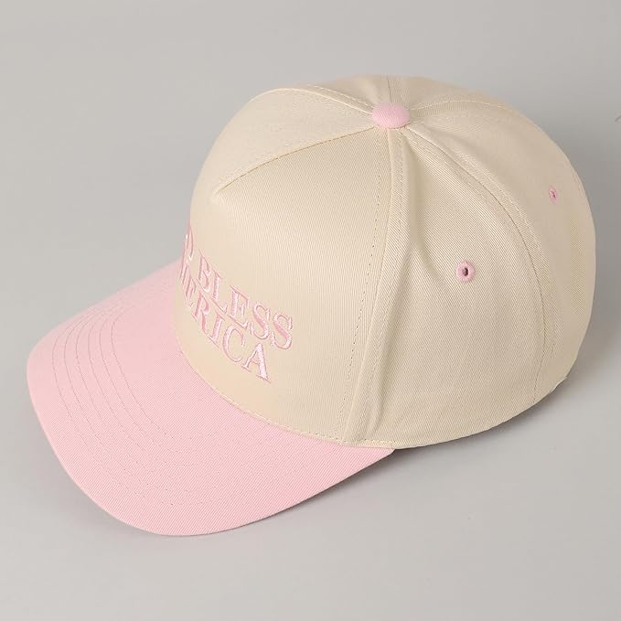MIRMARU Two-Tone Vintage Canvas Trucker Hats for Men & Women, Adjustable Size Baseball Caps with Trendy Embroidered Design