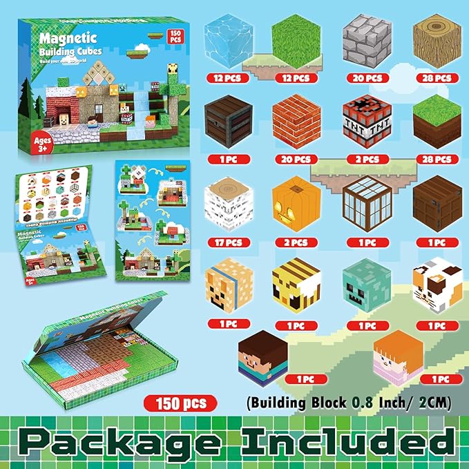 150PCS Magnetic Blocks - Image 2