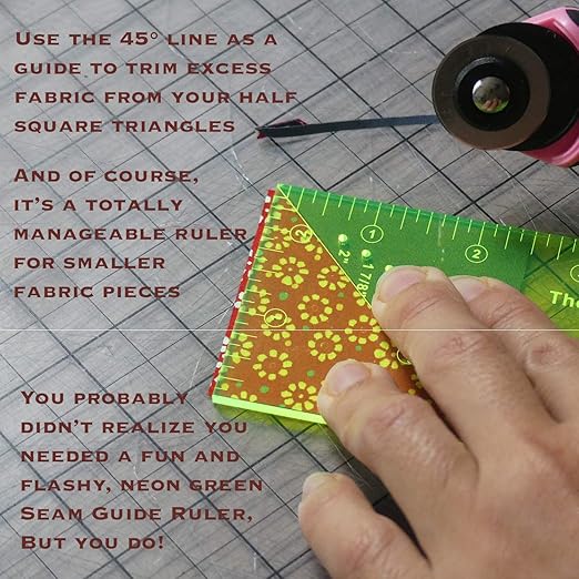 Madam Sew Seam Allowance Ruler and Magnetic Seam Guide - Image 7