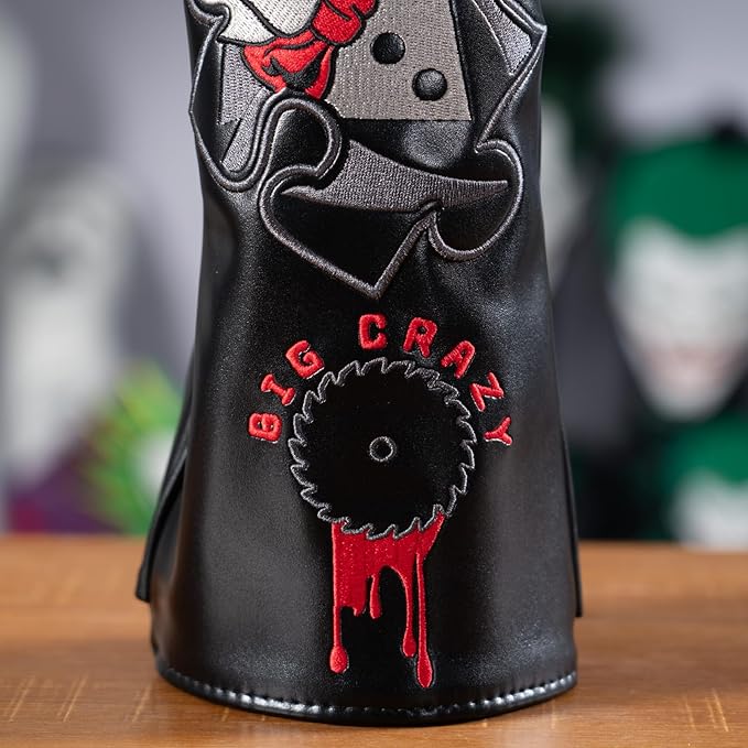 Big Crazy Golf Headcovers - Funny Golf Club Covers - Driver Headcover with Tour Grade PU Leather - Golf Driver Headcover, Waterproof Golf Head Covers, Soft Lining Golf Gift