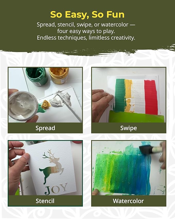 The Crafter's Workshop Stencil Butter Medium, Easy-to-Spread, Adds Shimmer - Image 7