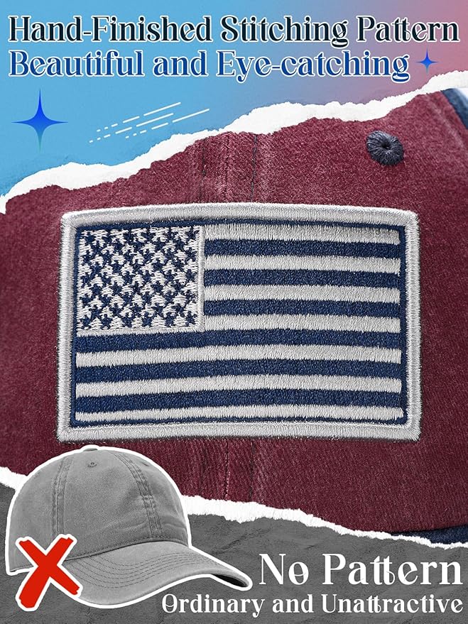 Biggun Trendy Embroidered Baseball Cap for Girls Women Men - Adjustable Soft Breathable Hats for Casual Wear