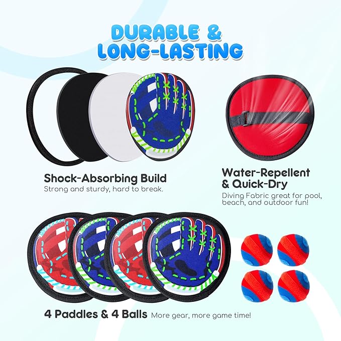 Playzap Toss and Catch Ball Set - Image 6