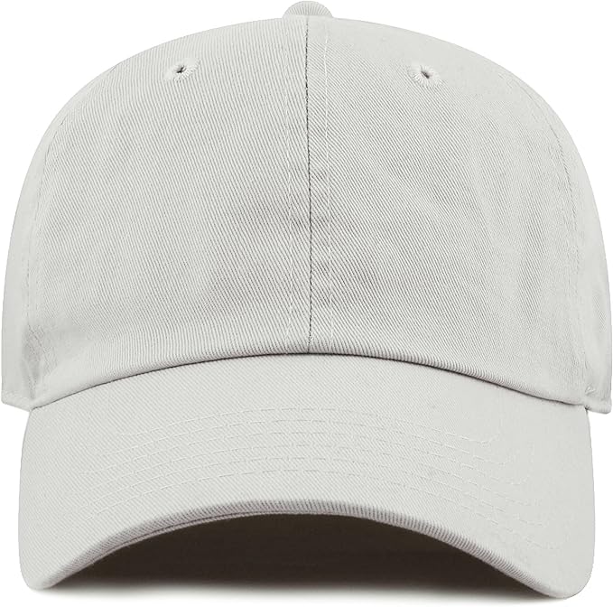 Cotton Baseball Cap Dad Hat – Washed Low Profile Adjustable Hat for Men Women Casual Outdoor Running Golf