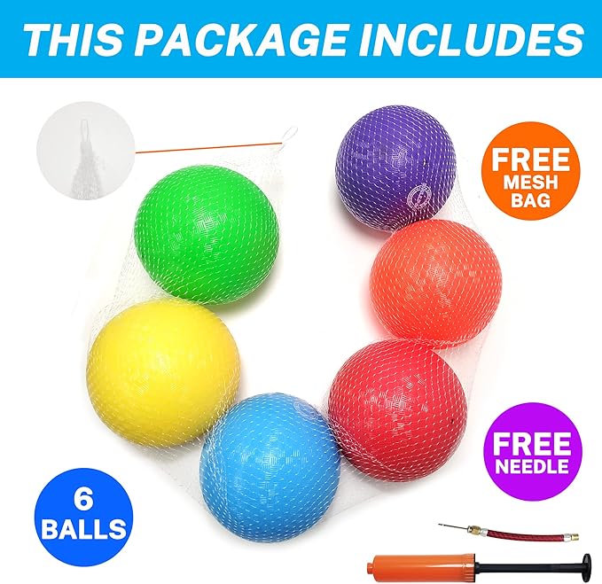 Dodgeballs Playground Balls, Dodge Ball Set - Image 6