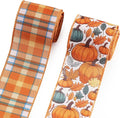 2 Rolls Fall Pumpkin Craft Ribbons by Estivaux