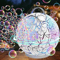 Bubble Machine for Kids Toddlers, 45°/360° Rotatable Spherical Bubble Maker Toy by IFLOVE